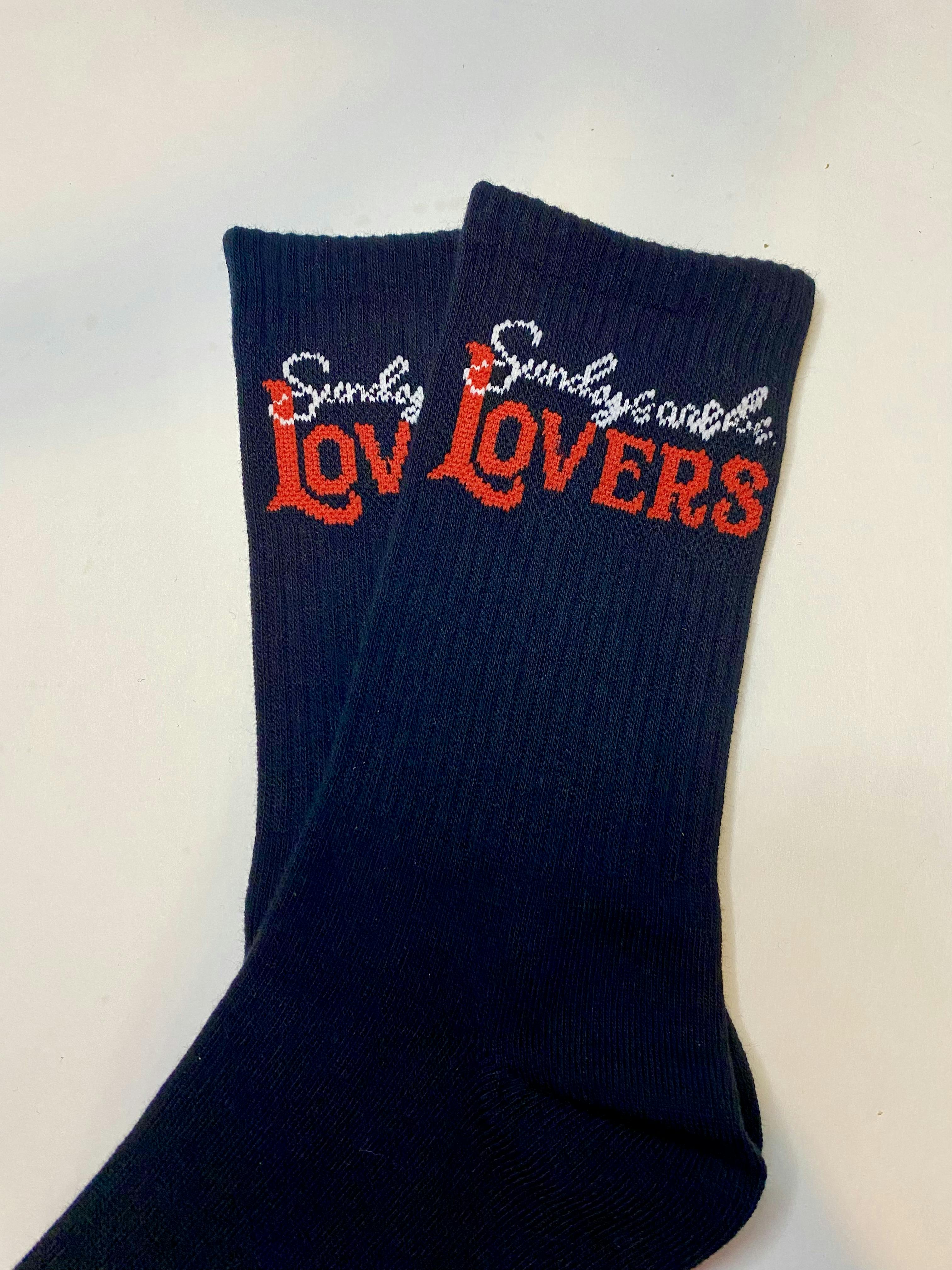 Sunday’s Are For lovers Black Socks