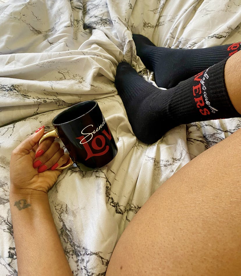 Sunday's Are For Lovers Black Mug